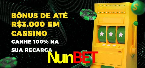 Nunbet melhor bônus de depósito